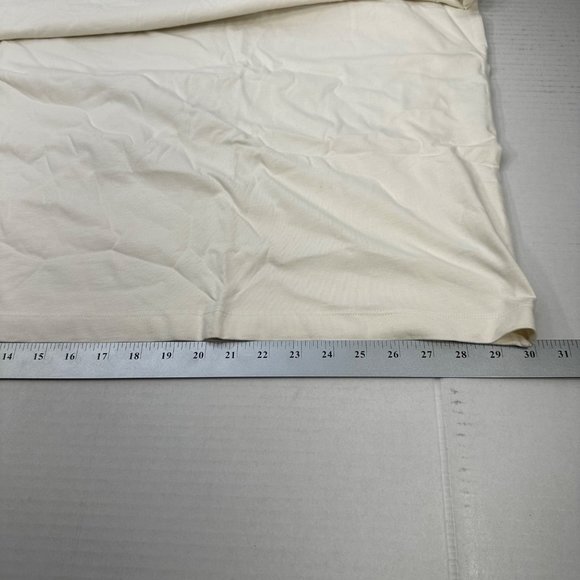 BCI Original Use Men's Size 4XL Short Sleeve Tee Shirt Cream New With Tags - Picture 10 of 12